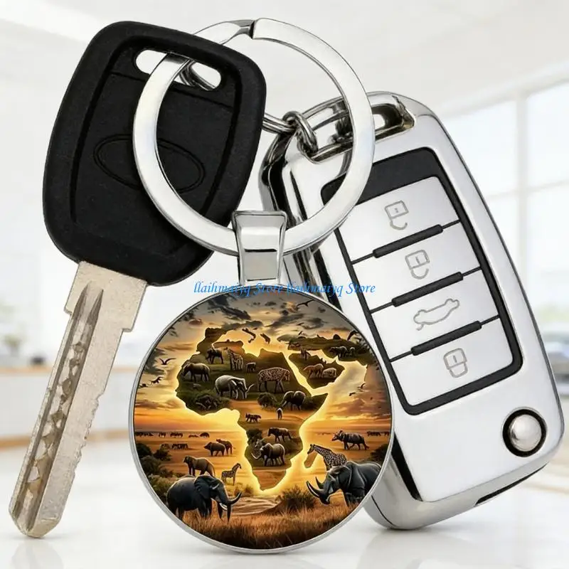 573B Sturdy Metal Animal Keychain Lightweight Practical For Everyday Carry Gift