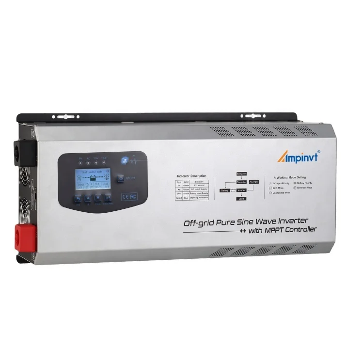 Hybrid Solar Inverter 5KW 12V 110V 220V 48V MPPT With Remote Control & External Battery