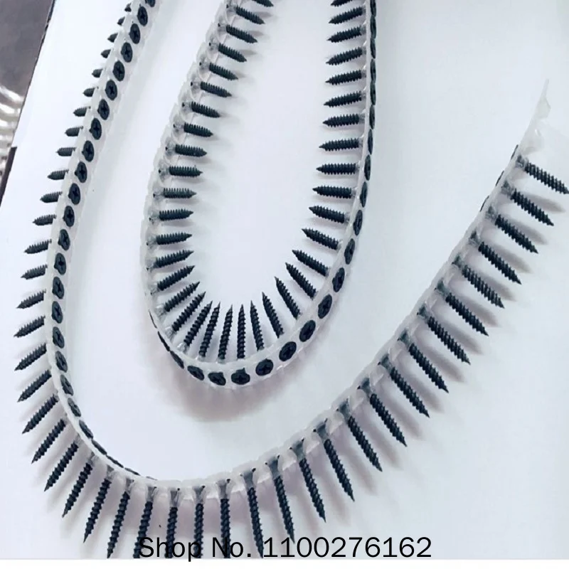 100/50PCS Plastic Empty Chain Belt Screw Tape Empty Screw Band for Auto Feed Screwdriver Tape Empty Strips 50 Holes