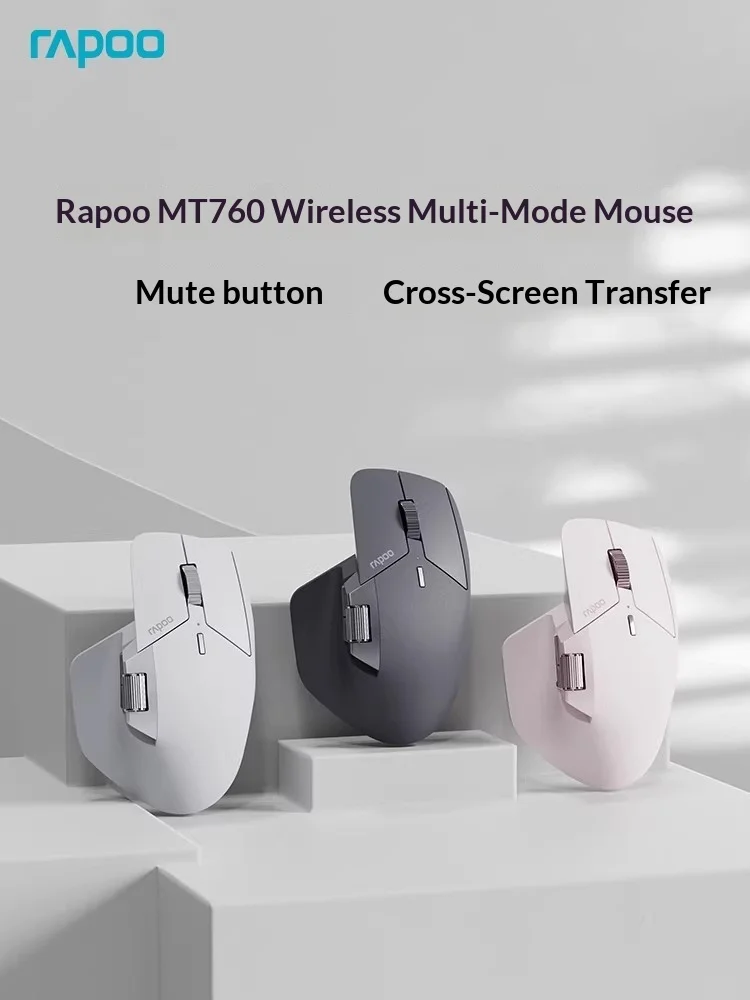Rapoo MT760 Office Mouse Protophase 3220 High Performance 500mAh Wireless Mouse Acceleration 10G 4000DPI 30IPS Pc Accessories