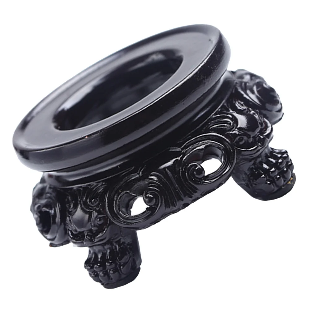 

1Pcs Resin Crystal Ball Hollow Base Stand Display Holder Office Home Decor Desktop Decoration Resin Carving Base