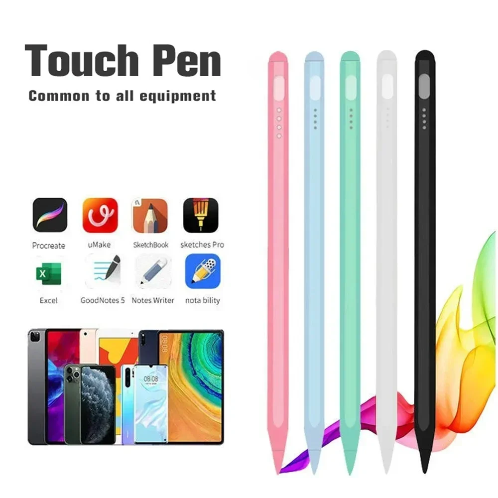 قلم ستايلس سريع الاستجابة للهاتف اللوحي، قلم لمس لهاتف IOS Android Xiaomi Samsung Drawing Game Write Universal Pen