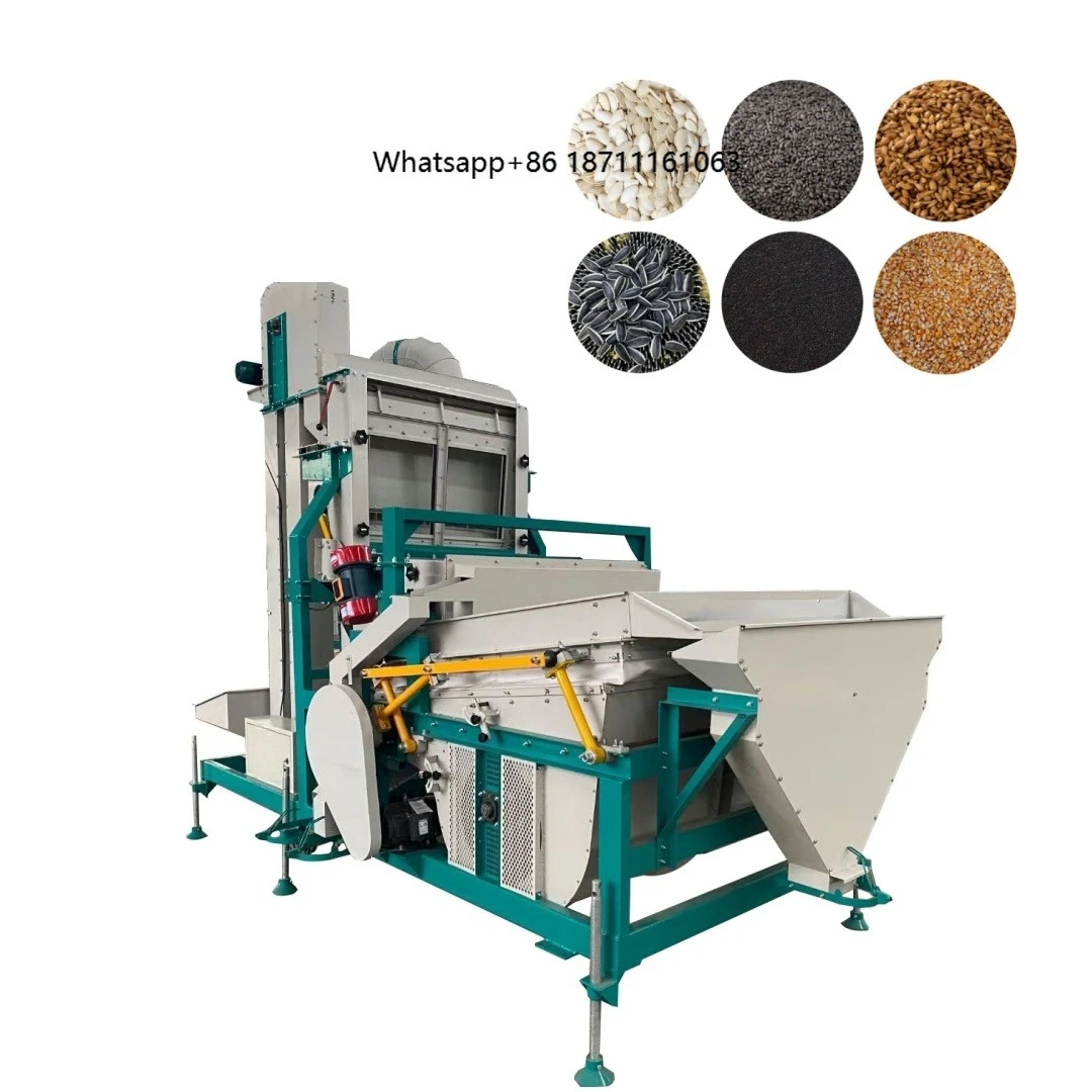Corn Pre Cleaning Machine Rice Wheat Processing Machine Combined Grain Cleaning and Grading Machine