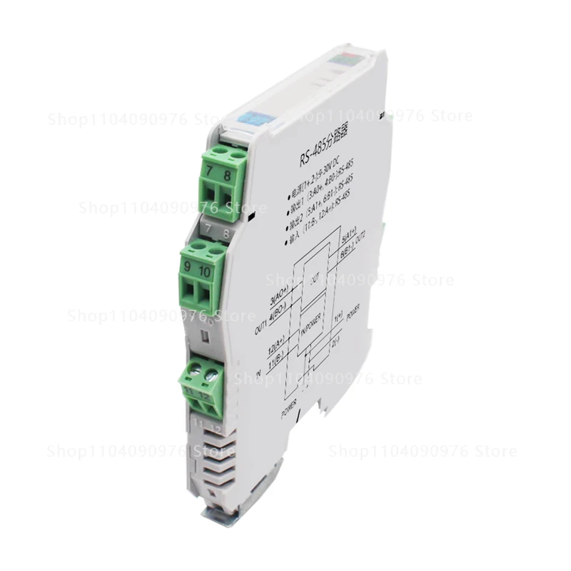 

RS485 isolator digital multi-port hub shunt repeater one point two four photoelectric HUB module Modbus