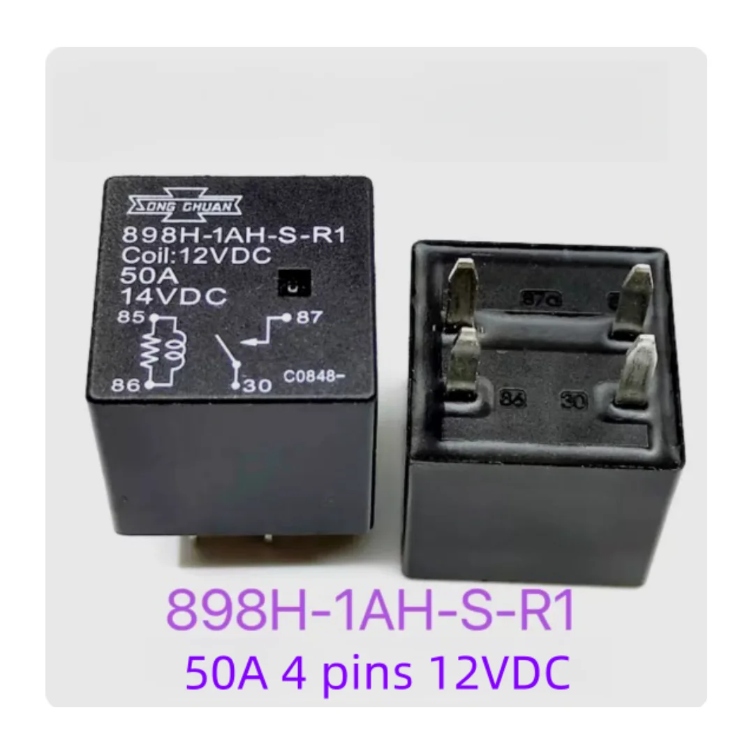 898H-1AH-S-R1 12VDC 50A 4-pin brand new original relay universal 15328864