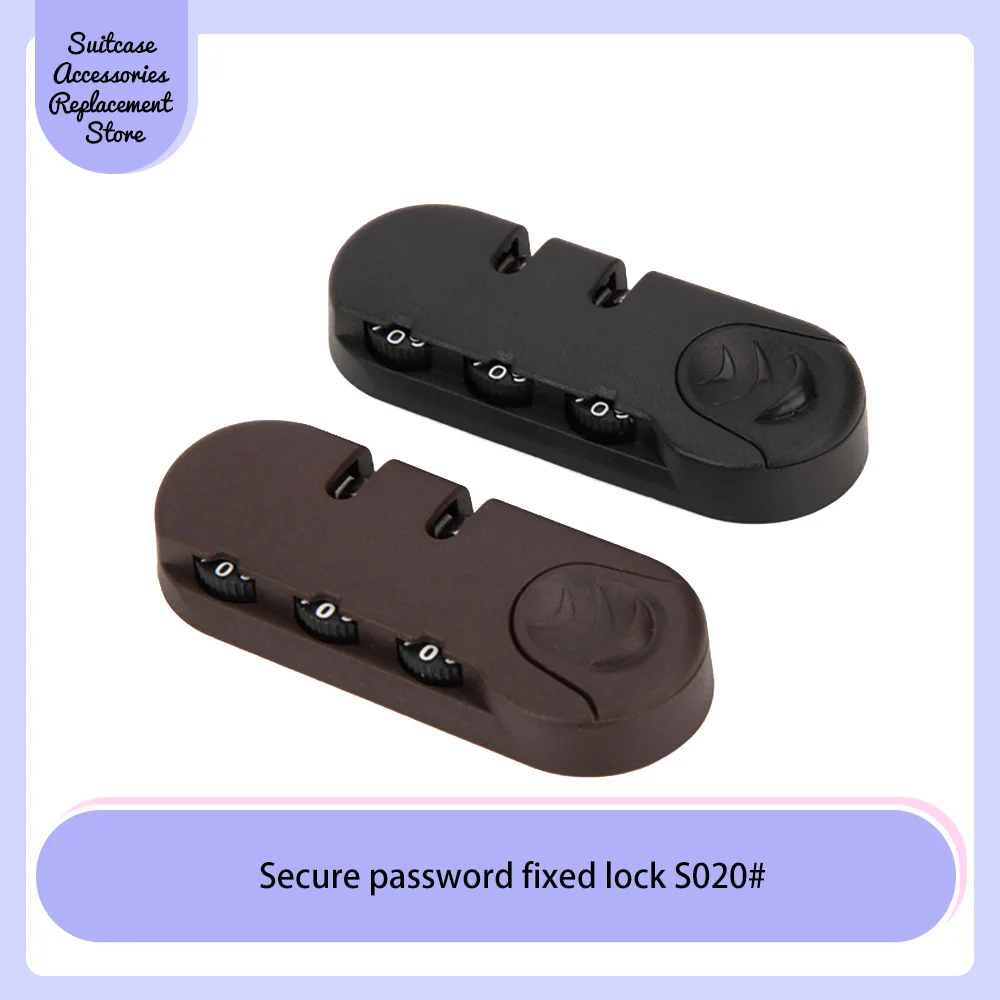 Multi-color lock, travel anti-theft lock, luggage accessories lock, macaron color, fashion beautiful, fixed lock