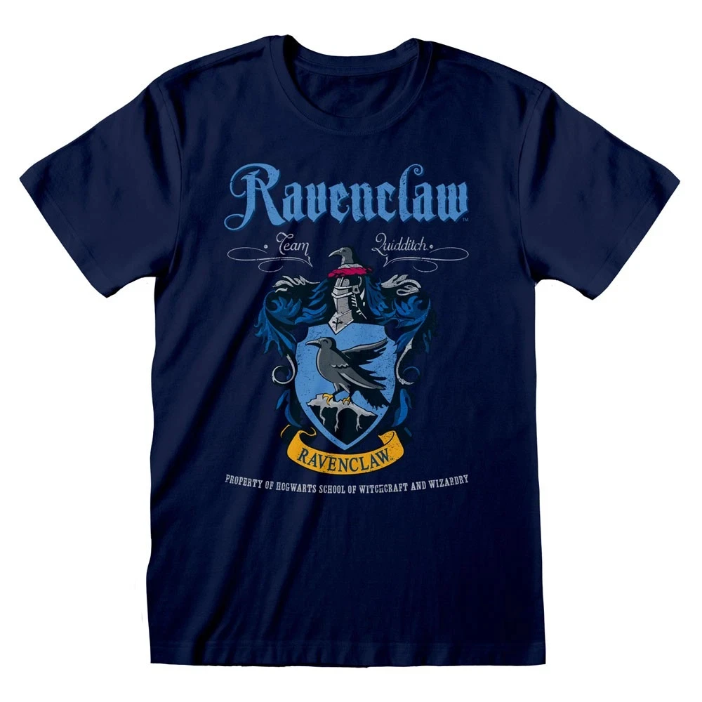 Camiseta de Harry Potter Ravenclaw para hombre, camiseta holgada y transpirable de verano para hombre y mujer