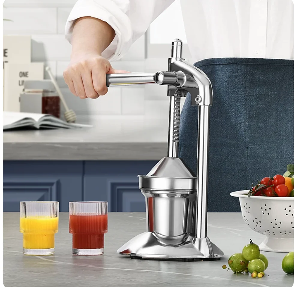 Manual Citrus Juicer Orange Lemon Pomegranate Fruit Vegetable Juice Press Heavy Duty Hand Press