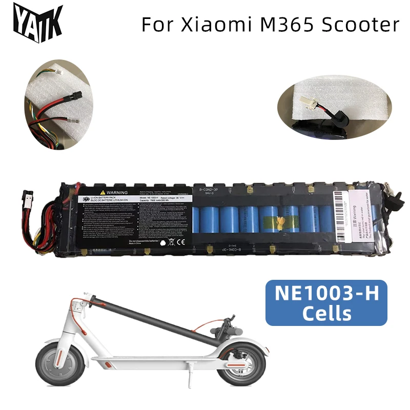 

Аккумулятор 10S3P 18650 Ач 36 В для электроскутера Xiaomi M365