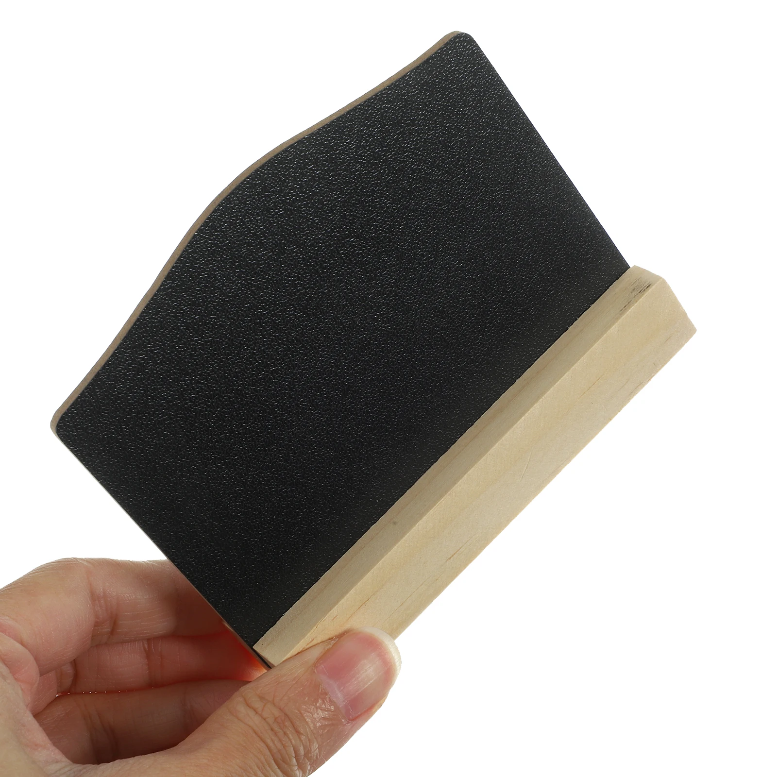 

Double Sided Mini Blackboard Small Chalkboards Rectangle Wood Signs Reusable Writable Desk Table Tags Erase Board