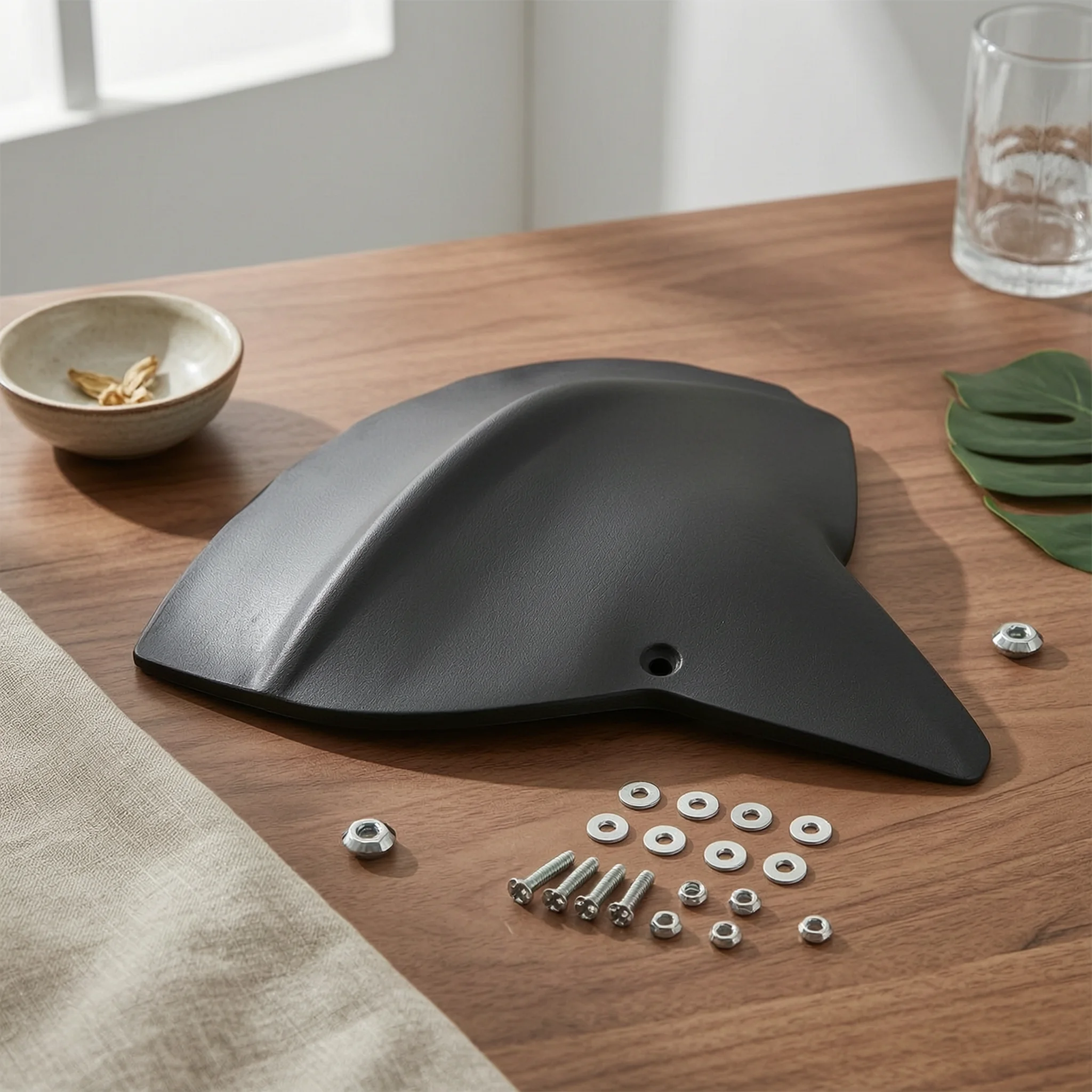Outboard Motor Water Pressure Plate Rigid Hydrofoil Plate with Mounting Brackets Planing Wing Stable Boat Accessory