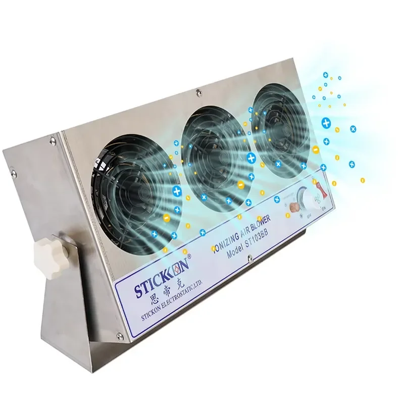 China Factory Price Custom Stainless Steel Ionizing Blower Fan Dust Remove Ionized Static Eliminate for Cleanroom