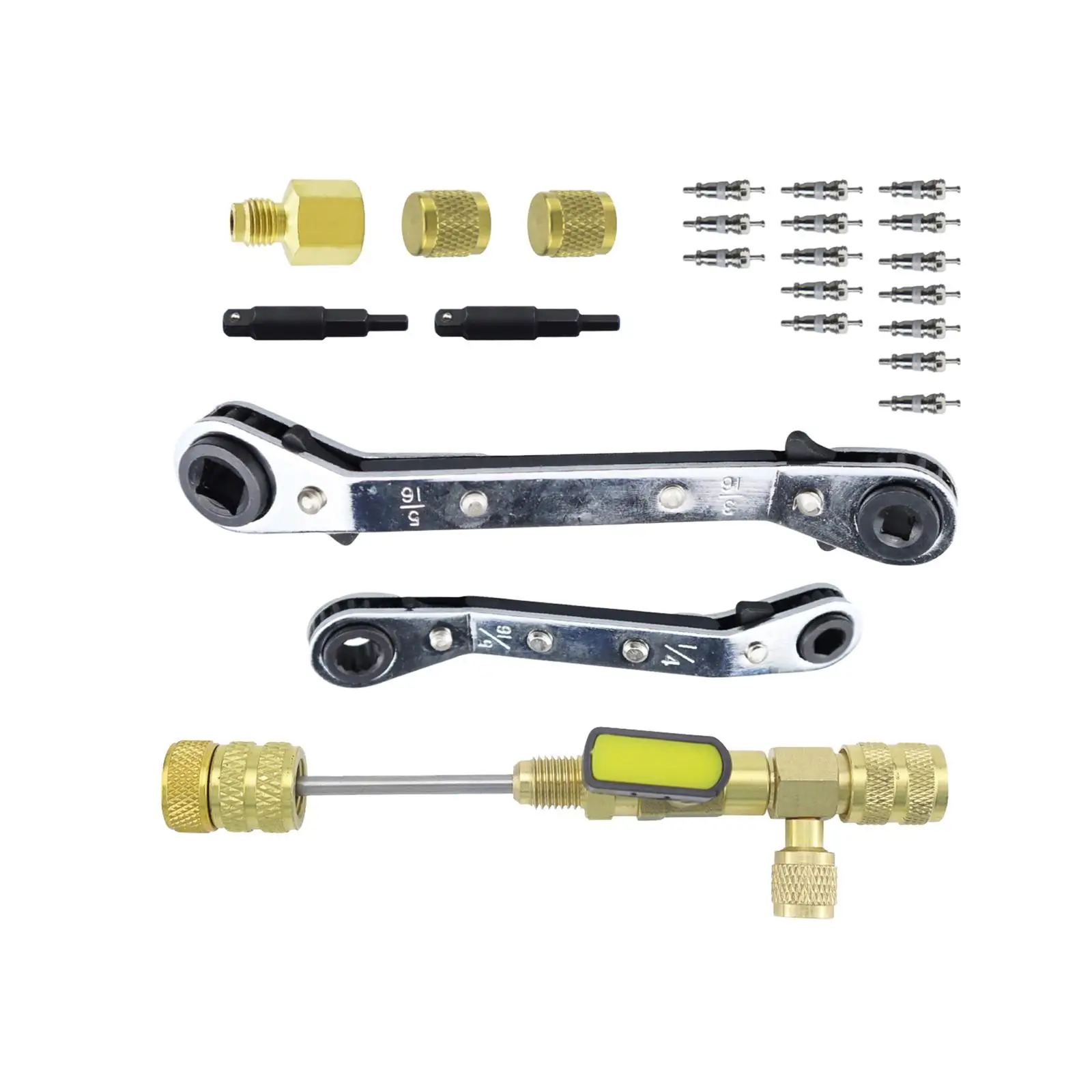 Strumento per la rimozione del nucleo della valvola dell'aria condizionata da 23 pezzi Installazione semplice professionale