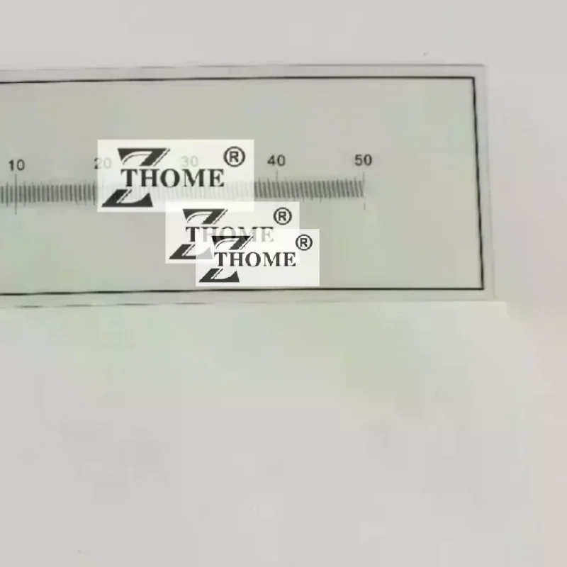 High Precision 0.1mm Div Microscope Micrometer Calibration Ruler 50mm Markings Transparent Film PET Measuring Tape Line