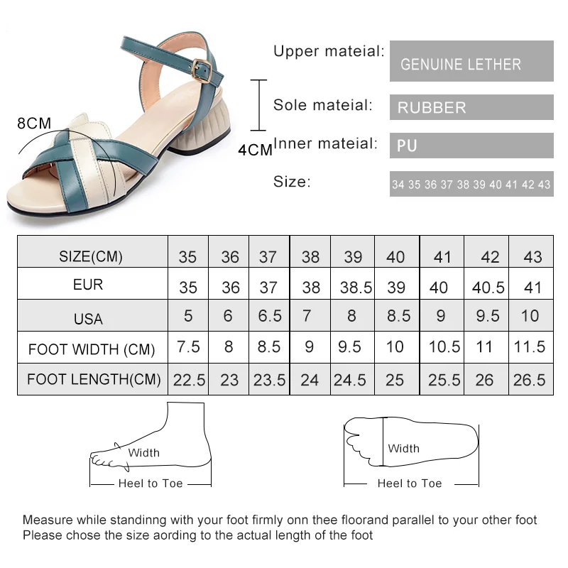 AIYUQI Sandals Women Genuine Leather 2024 New Summer Women Sandals Rome Colorblock Open Toe Large Size 41 42 43 Sandals Women