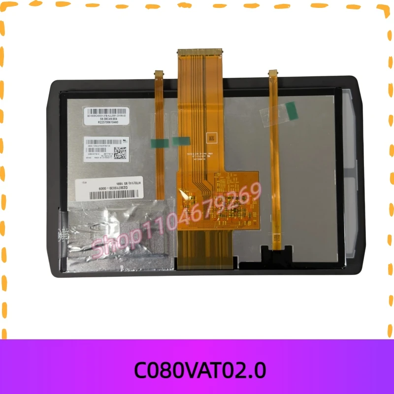 8-inch LCD display CLAT080LQ03 XG 59.08C49.001 C080VAT02.0 touch screen for CAT 320GC 336 349GC excavator central control LCD