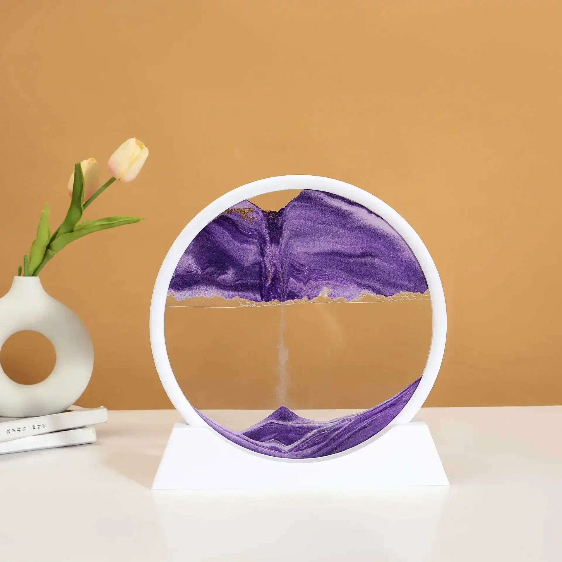 White Base-Purple