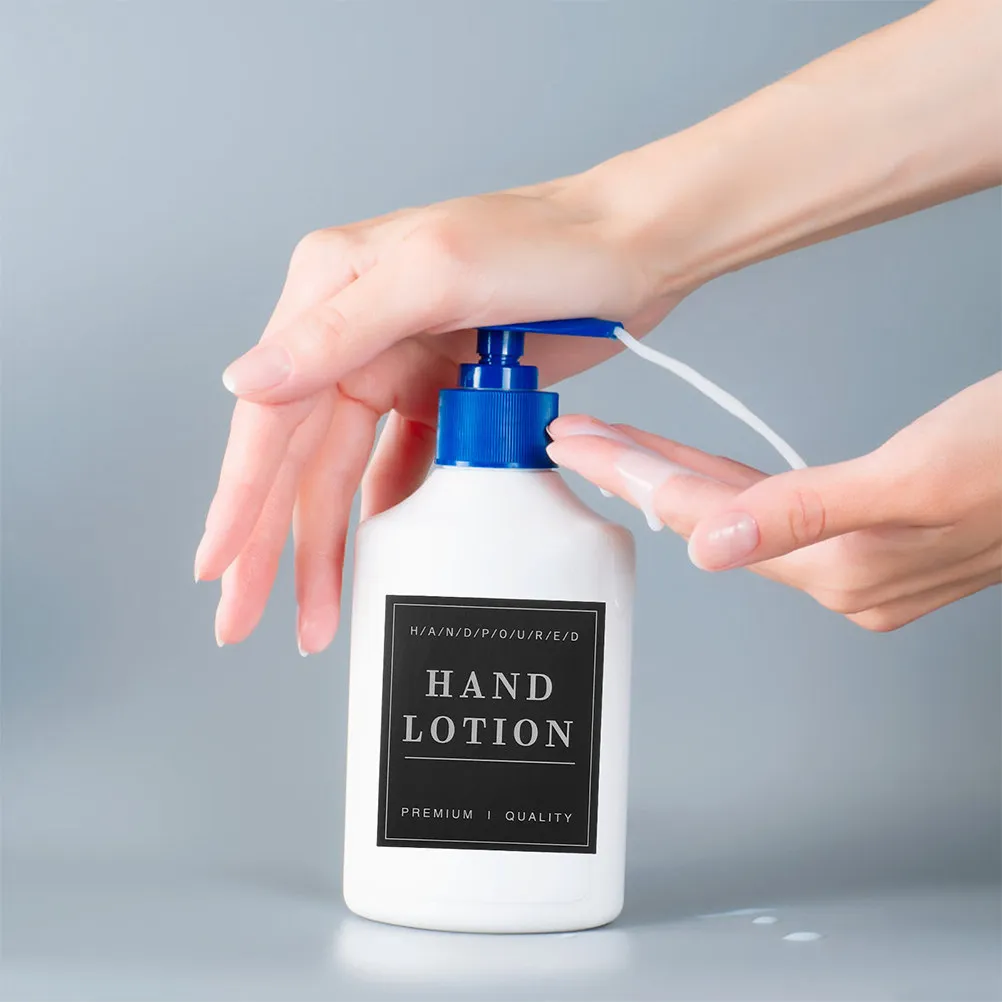 24Pcs Waterproof Bathroom Labels for Soap Bottles Hand Soap Dispenser Shampoo Conditioner Stickers Removable Organizer