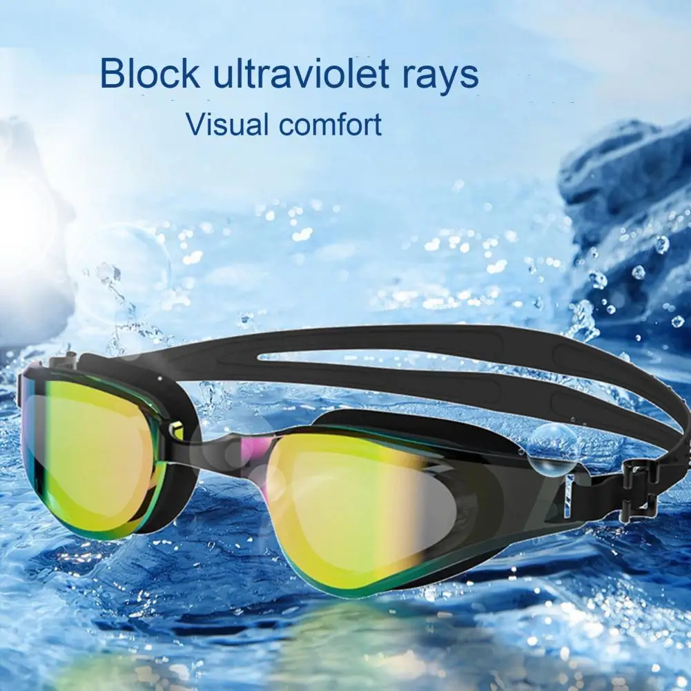 Uv Swimming Goggles High Clarity Swimming Goggles Waterproof Anti fog Swim Goggles for Adults Lens Silicone Diving