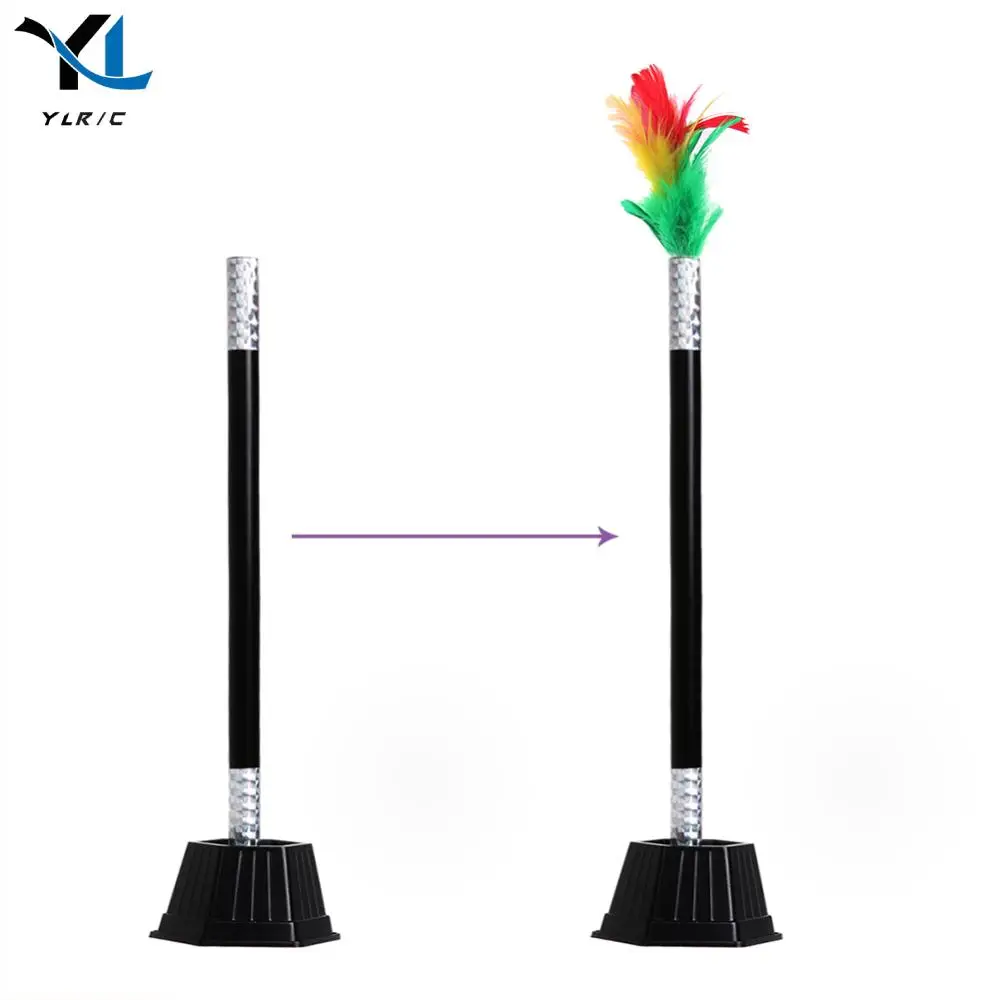 1 Set Magic And Tricks Comedy Easy Appearing Flower in Pot From Wand /Stick Vanishing Magic Tricks Toys Ideal Gift for Birthday