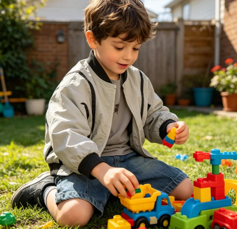 Boys' Jacket 2026 Spring and Autumn New Children's Wear Korean Style Boys and Girls Foreign Style Casual Color Jacket