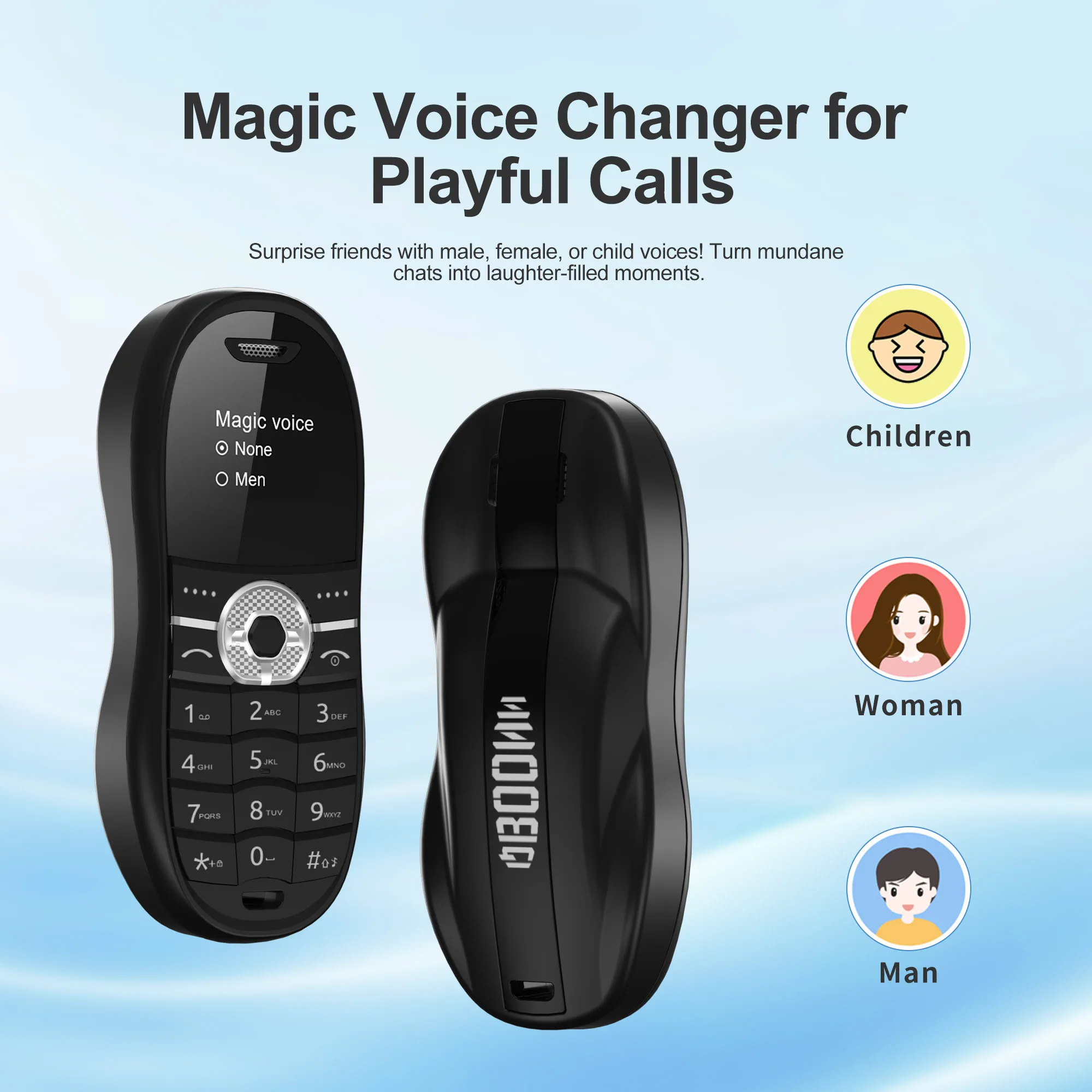 SERVO X18 Car Style Mini Mobile Phone 2 SIM Standby Magic Voice Blacklist Call Recording Bluetooth Dial 2G Super Small Cellphone