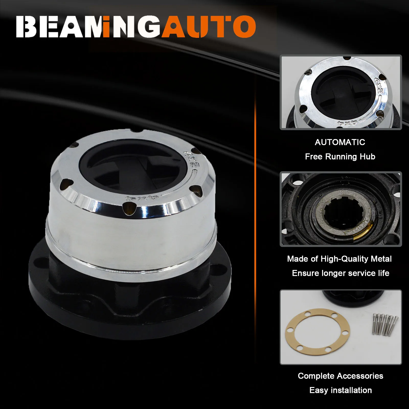 1 piece x FOR JEEP UAZ GAZ 1961 FREE WHEEL BEARING LOCKING HUB B056 AVM410 STEEL 10 Splines