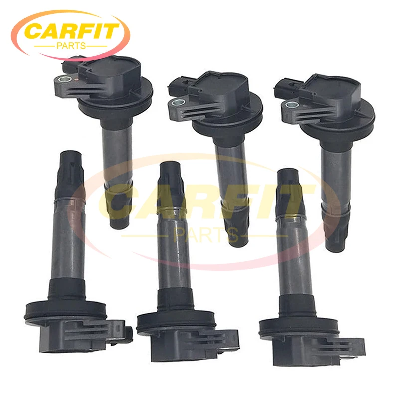 

6Pcs 7T4Z-12029-E 7T4Z12029E UF553 Ignition Coils For Ford Edge Fusion Mustang Taurus Lincoln Mercury Mazda 6 CX-9 3.5L 3.7L