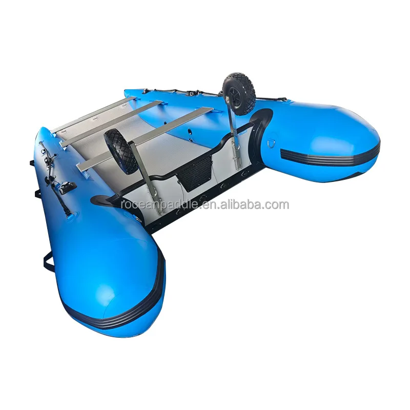 

High Quality 11' 12' 13' 14' Inflatable Catamaran Boats Inflatable Boat Air Deck Floor Inflatable Catamaran For Fishing