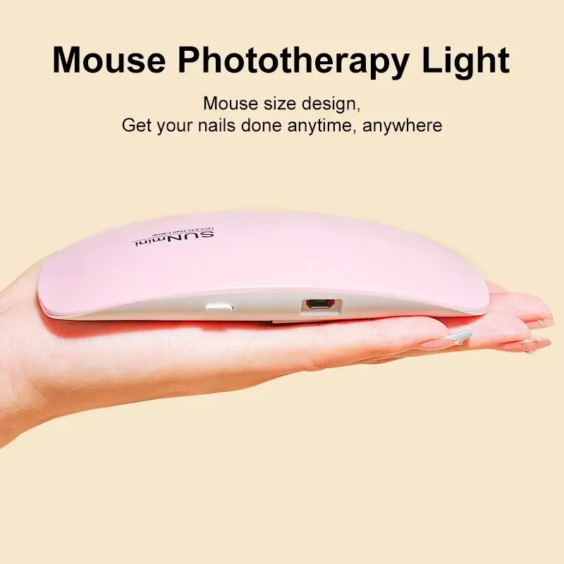 6W Foldable UV LED Nail Lamp Portable Manicure Dryer Machine Quick Drying Gel Polish Tool for Home Professional Use with USB gallery 2