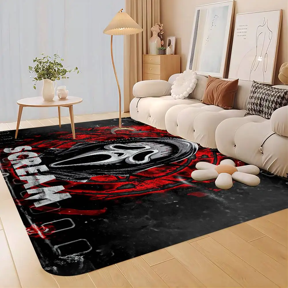 S-Scream Ghostface Kitchen Mat Cheaper Anti-slip Modern Living Room Balcony Printed Modern Home Decor