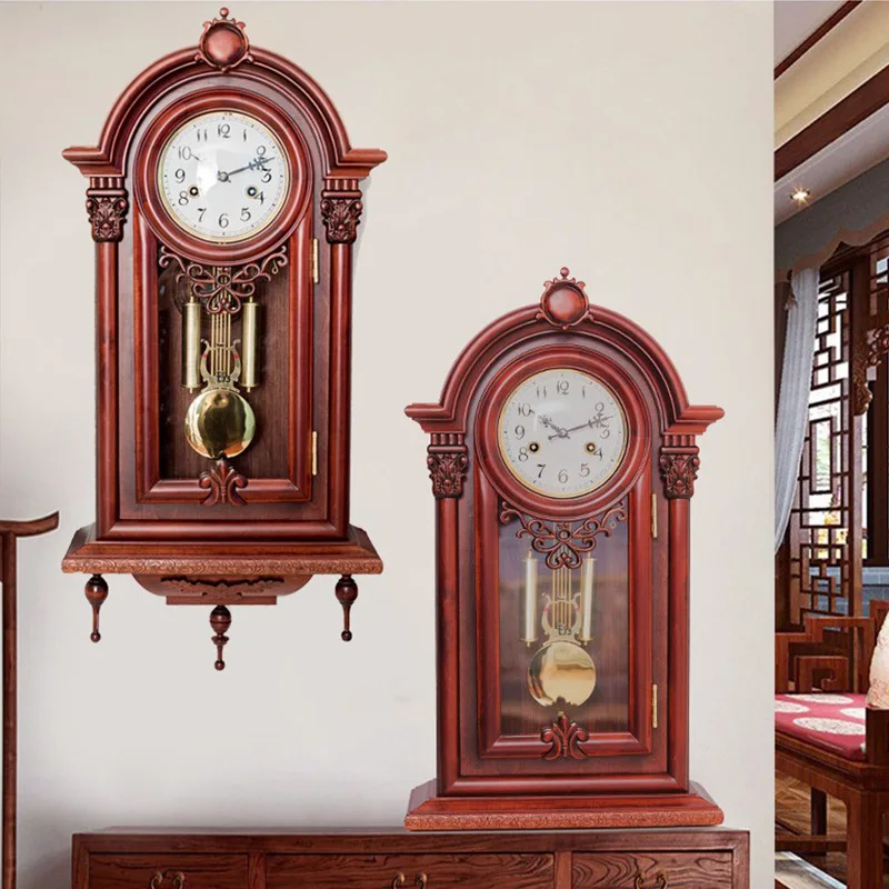 Wall North Star movement Mechanical seat European retro pendulum Home living room Vintage
