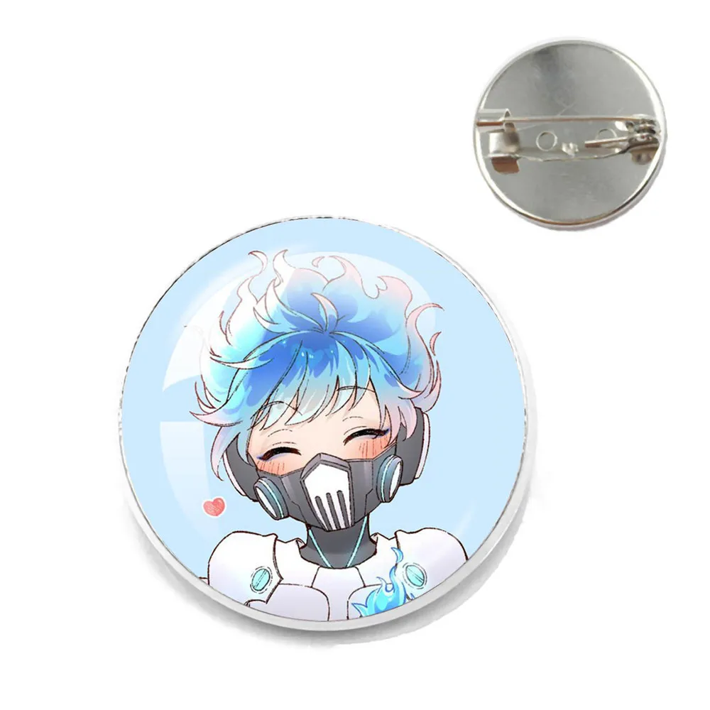 Twist Wonderland Pins Cartoon Glass Brooch Handmade Backpack Clothes Accessories Anime Collection Badge Decoration Pins Gift