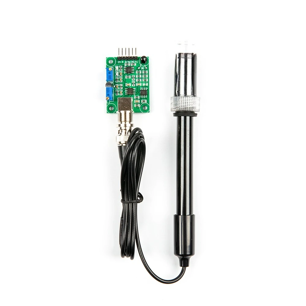 PH0-14 Value Detection Sensor Module + PH Electrode Probe