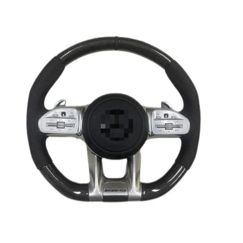 

Car steering wheel new upgrade for mercedes benz S class C class A B C AMG marks carton fiber control coupe version suitablec