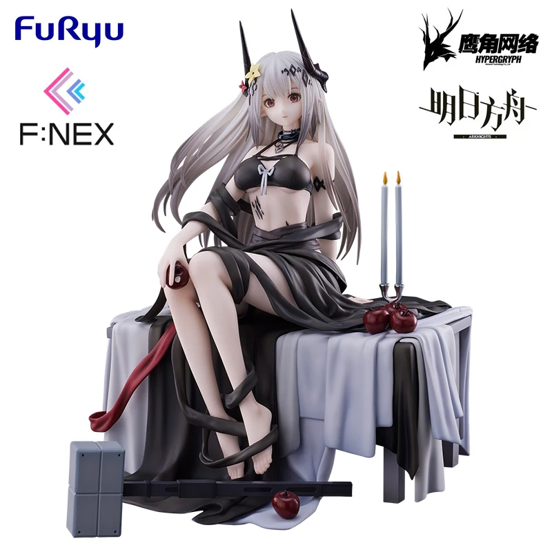 Original FuRyu F:NEX 1/7 HYPERGRYPH Arknights Mudrock Coral Coast DN06 Ver. PVC 19CM Anime Action Figures Model Collection Toy