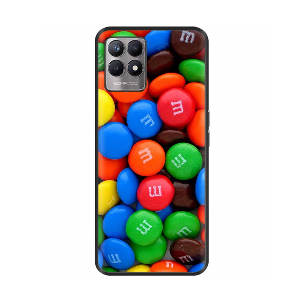 สำหรับ Realme 8i ซิลิโคนนุ่ม Tpu ฝาครอบ Realme8i รัสเซียรุ่นโทรศัพท์กลับ Shell สำหรับ Realme 8i 8 I 2021 Funda