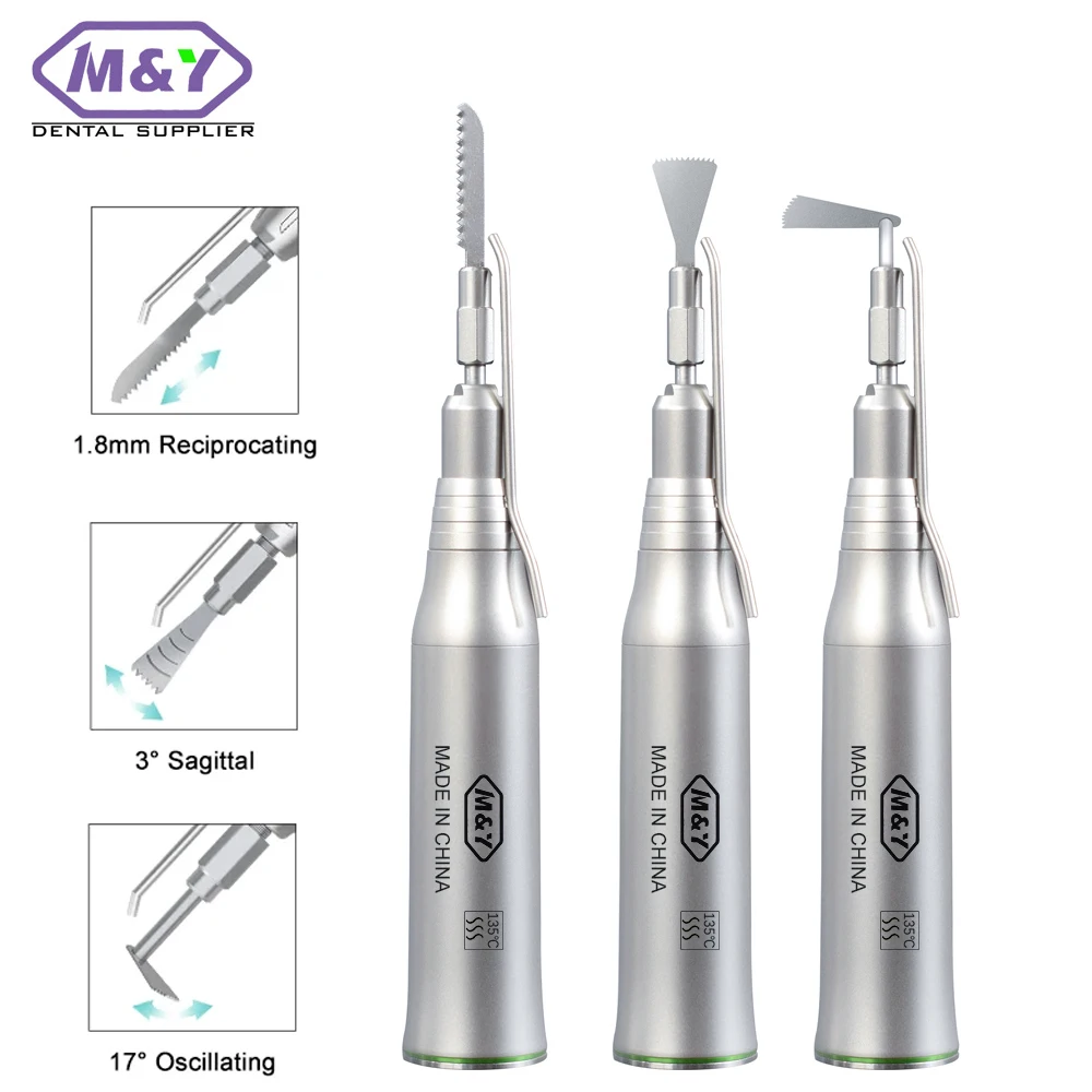 Oral Surgery Dental Surgical Saw Handpiece for Implantology /Dental Reciprocating Saw Blade Bone Cutting Handpiece Implant Motor