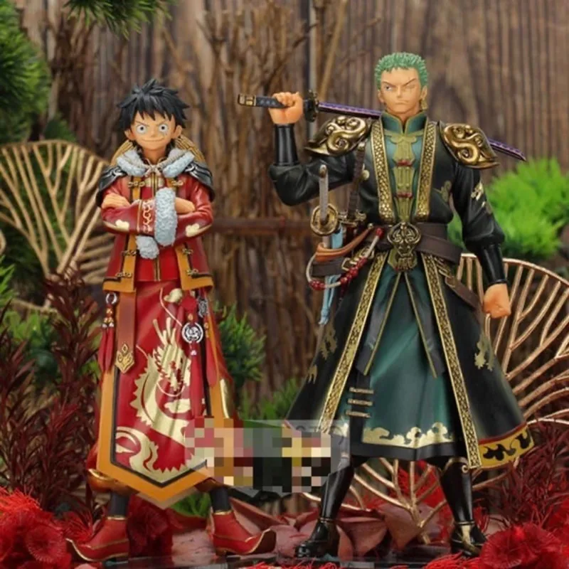 One Piece Series Luffy Roronoa Zoro Children's New Fashion Cartoon Character Anime Model Figure Figure Ornament Birthday Gift