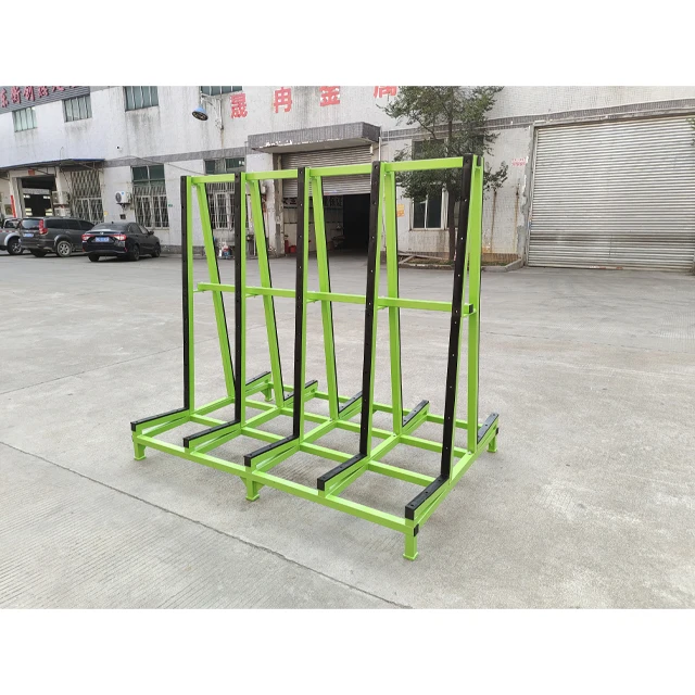 رفوف الإطار كبيرة النقل الزجاجي عربة بلاطة الجرانيت عرض لوحة الصخور الرخامية سيراميك حامل معدني الرف