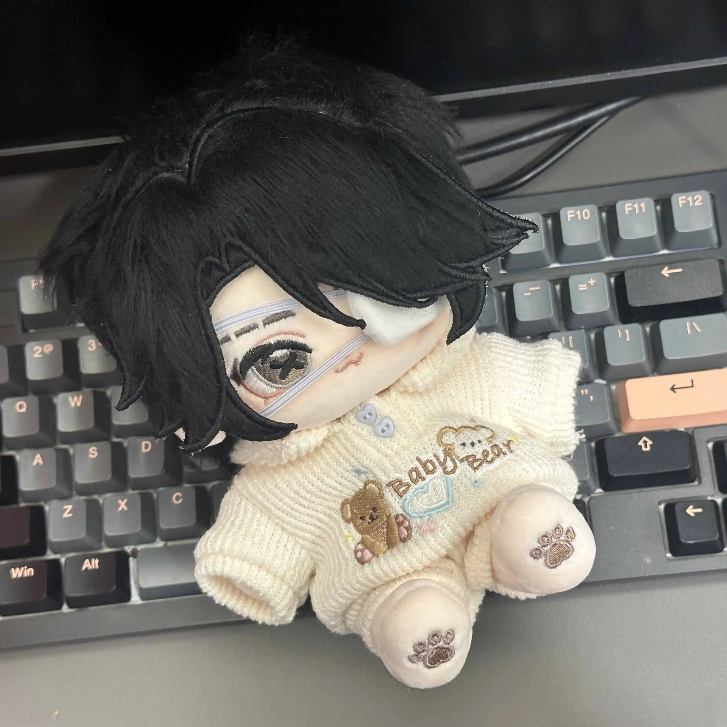 

Prisoner Identity Ⅴ Luca Balsa Plush Cotton Doll 20cm Cartoon Model Stuffed Body Toy Anime Cosplay Figures Plushie Gift