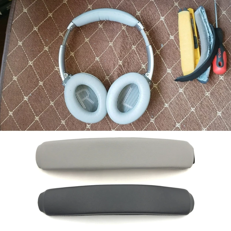 Almofada almofada feixe cabeça fone ouvido jogos substituição para peça reposição QC35