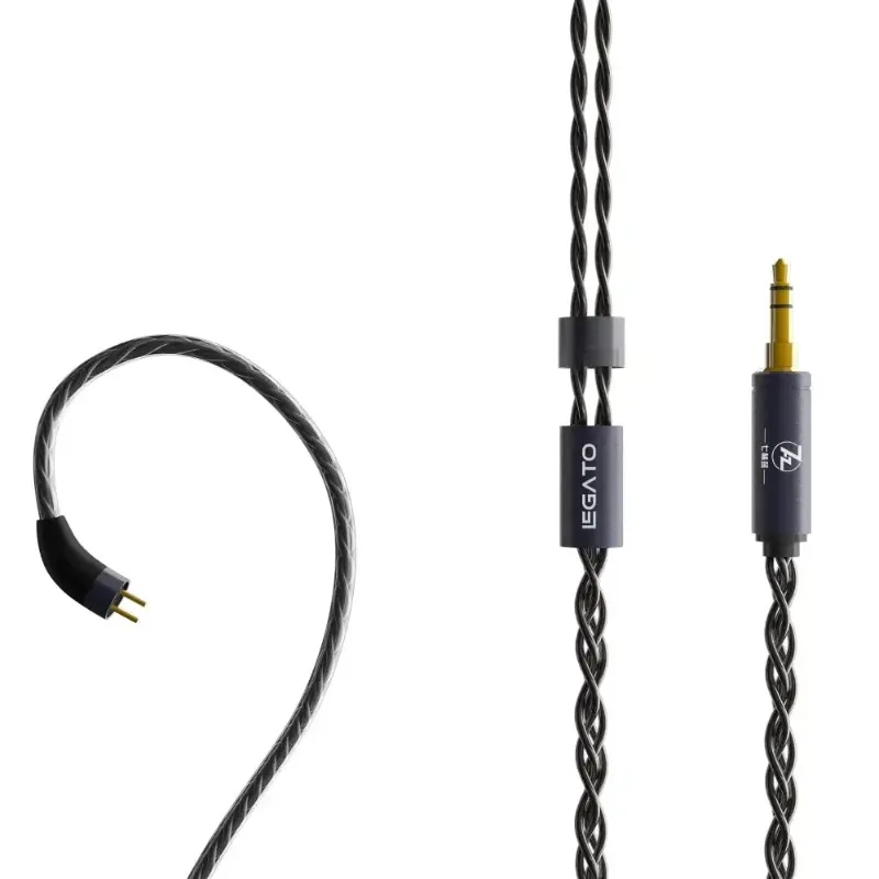 7HZ Legato Dual Dynamic Drivers HiFi داخل الأذن سماعات مع كابل 2Pin 3.5mm