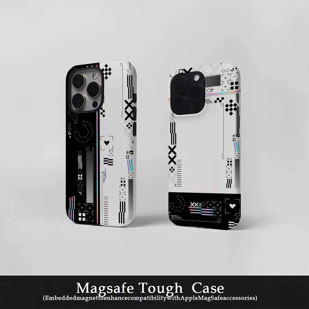 لعبة CSGO Printstream جراب هاتف جراب هاتف مغناطيسي آيفون 16 15 14 13 12 11 Pro Max X XR XSMax 7 8 Plus طبقة لامعة صلبة