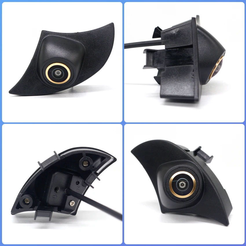 Fisheye Golden Lens Full HD 1920x1080P AHD Vehicle Front Logo Front View Camera 170° Wide Angle For Toyota Camry 2015 2016
