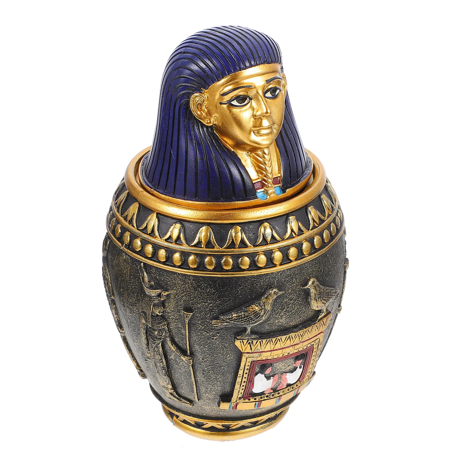 

Декоративная скульптура в египетском стиле из смолы для крыльца, украшение для дома, изделие ручной работы в египетском стиле