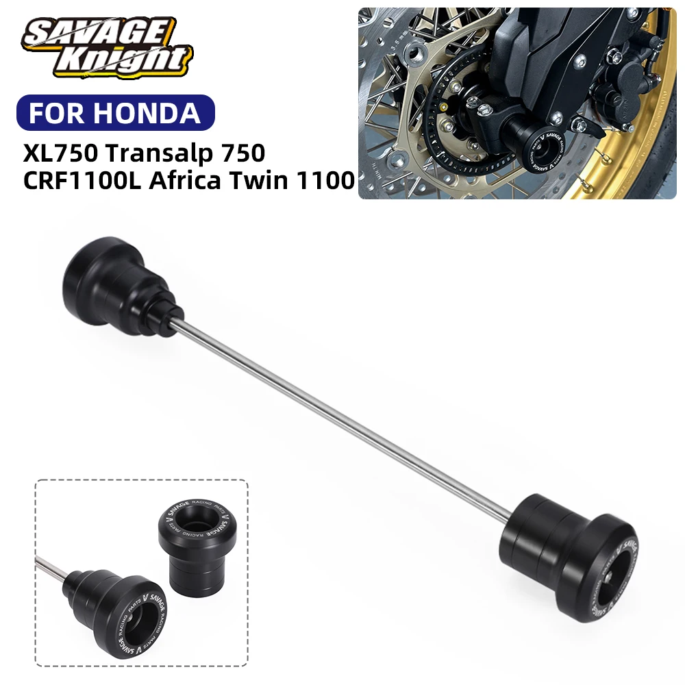 

Ползунки передних колес Transalp 750 2025 для Honda XL750 CRF1100L Africa Twin 1100 2020-2024, ось, вилка, шпиндель, слайдер, бобина