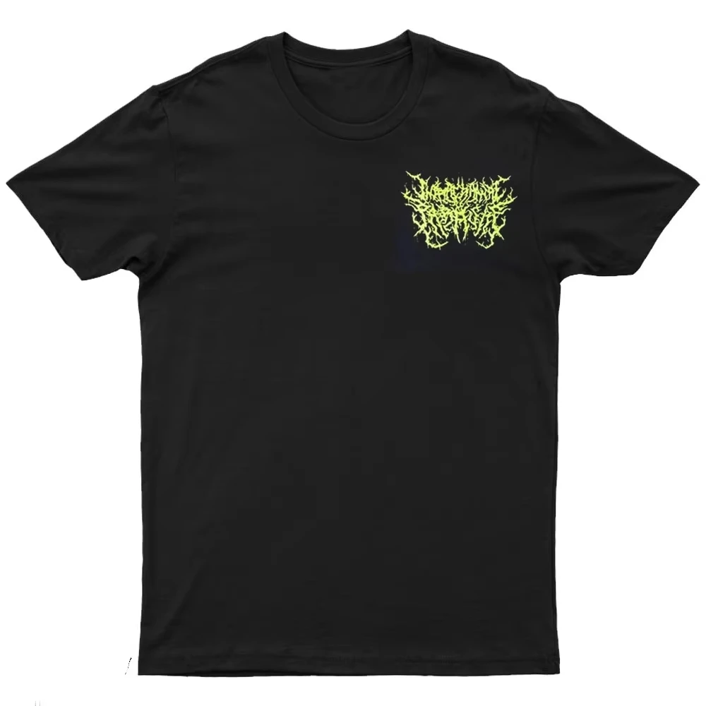 2025 المظلي الدولي الجديد - جيب أسود مطبوع للجنسين موضة الشارع بأكمام قصيرة من القطن الخالص برقبة دائرية #2