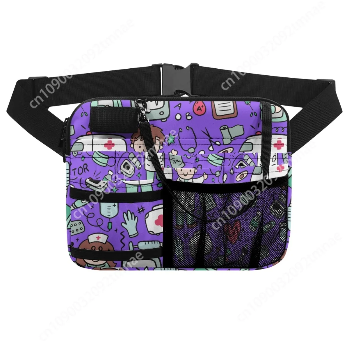 Enfermeira Fanny Pack para Estetoscópios Kit, Bolsa Organizadora Médica, Moda Personalizada, Bolsa de Cintura, Ferramenta para Estudante de Enfermagem