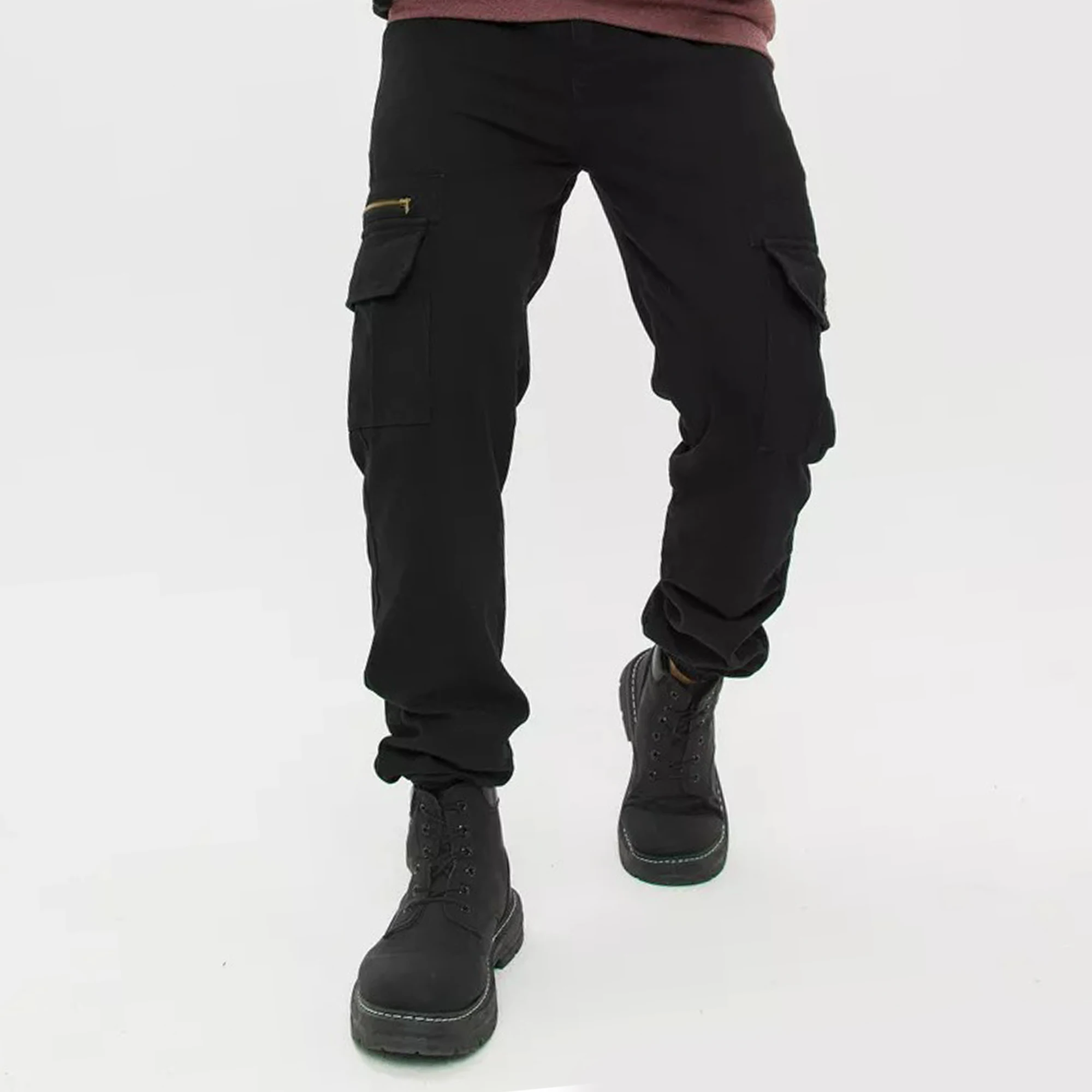 السراويل البضائع الرجالية غير الرسمية فضفاضة السراويل في الهواء الطلق غير رسمية الرجال السراويل العمل للمشي التكتيكية #4